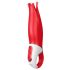 Satisfyer Power Flower - vibrator - oplaadbaar en waterdicht - rood