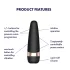 Satisfyer Pro 3+ - clitorisstimulator vibrator - waterdicht - oplaadbaar - zwart