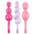 Satisfyer Booty Call - anaal plug set - kleurrijk (3-delig)
