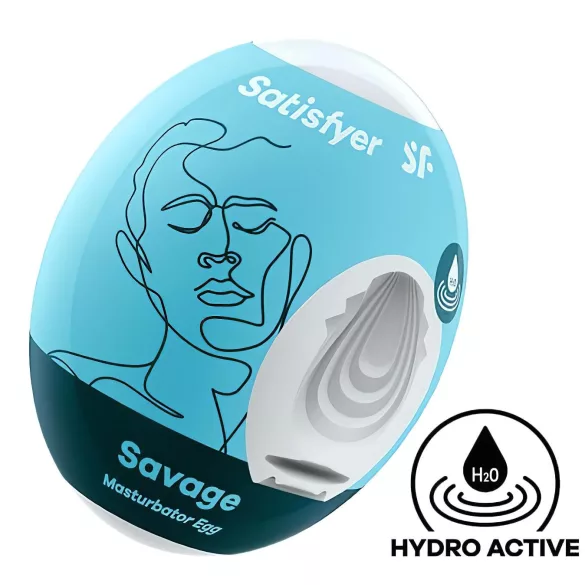 Satisfyer Egg Savage - masturbatorei - textuur - 1 stuk