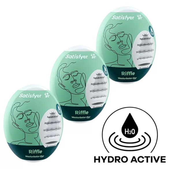 Satisfyer Egg Riffle - masturbatorei set - 3 stuks