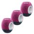 Satisfyer Egg Bubble - masturbatorei set - silicone - 3 stuks