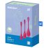 Satisfyer Yoni Power 1 - Kegelballen set - 3 stuks - rood