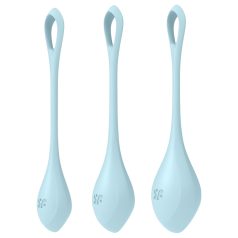 Satisfyer Yoni Power 2 - Kegelballen set - blauw (3-delig)