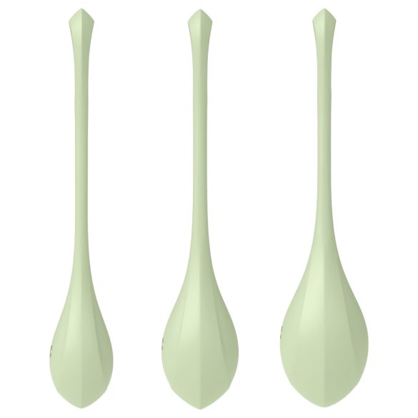 Satisfyer Yoni Power 2 - groene kegelset (3 stuks)