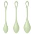 Satisfyer Yoni Power 2 - groene kegelset (3 stuks)