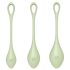 Satisfyer Yoni Power 2 - groene kegelset (3 stuks)