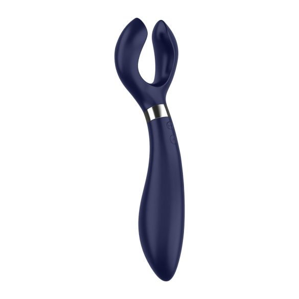 Satisfyer Endless Fun - oplaadbare waterdichte paren vibrator - blauw
