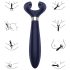 Satisfyer Endless Fun - oplaadbare waterdichte paren vibrator - blauw