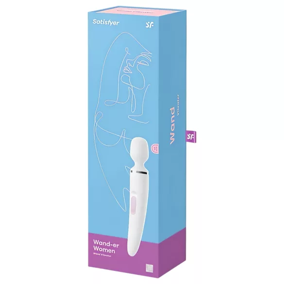 Satisfyer Wand-er Woman - waterdichte massage‑vibrator (wit)