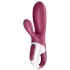 Satisfyer Hot Bunny - App-gestuurde verwarmde vibrator met clitorisstimulator (rood)