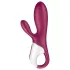 Satisfyer Hot Bunny - App-gestuurde verwarmde vibrator met clitorisstimulator (rood)