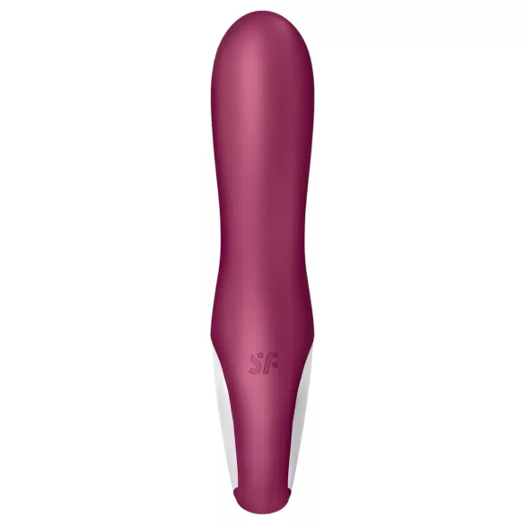 Satisfyer Hot Bunny - App-gestuurde verwarmde vibrator met clitorisstimulator (rood)