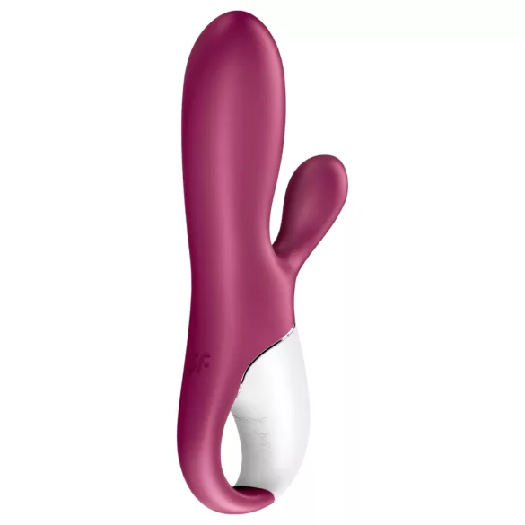 Satisfyer Hot Bunny - App-gestuurde verwarmde vibrator met clitorisstimulator (rood)