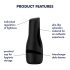 Satisfyer Men Classic - Manuele Zuigmasturbator (Zwart)
