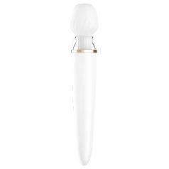   Satisfyer Double Wand-er - massage vibrator - wit - smart functies