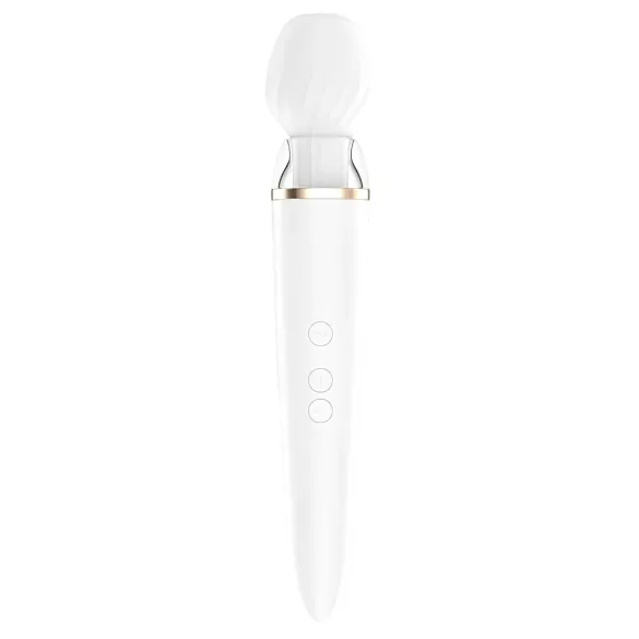 Satisfyer Double Wand-er - app-gestuurde massagevibrator (wit)