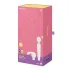Satisfyer Double Wand-er - app-gestuurde massagevibrator (wit)