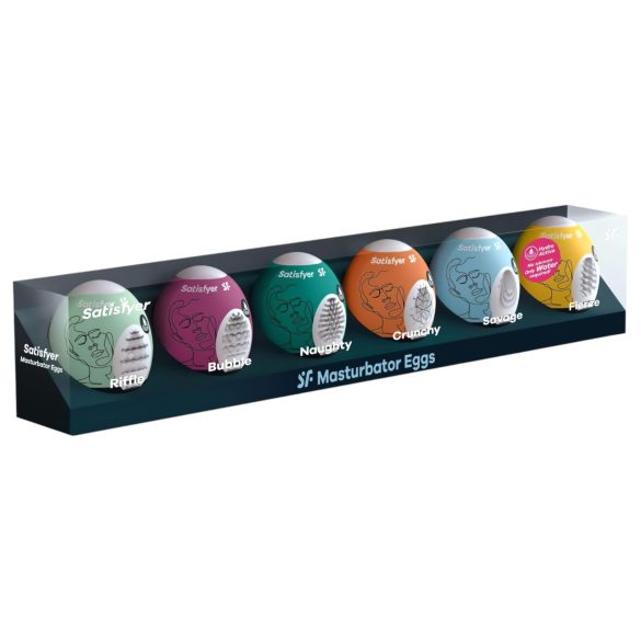 Satisfyer Egg Set - masturbatoreitjes set - 6 stuks