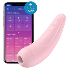   Satisfyer Curvy 2+ - slimme luchtdruk clitorisstimulator (roze)