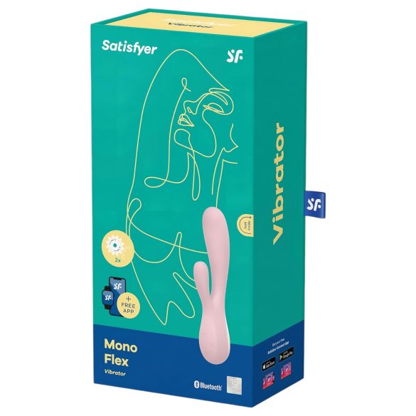 Satisfyer Mono Flex - slimme waterdichte vibrator (roze)