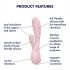 Satisfyer Mono Flex - slimme waterdichte vibrator (roze)