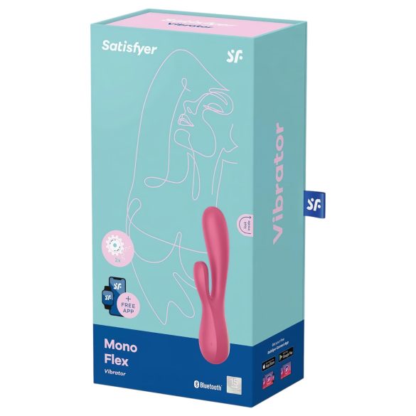 Satisfyer Mono Flex - vibrator - waterproof - rood
