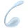 Satisfyer Smooth Petal - draagbaar app-gestuurd vibrerend ei (blauw)