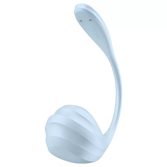 Satisfyer Smooth Petal - draagbaar app-gestuurd vibrerend ei (blauw)