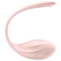 Satisfyer Ribbed Petal - draadloos vibrerend eitje (roze)