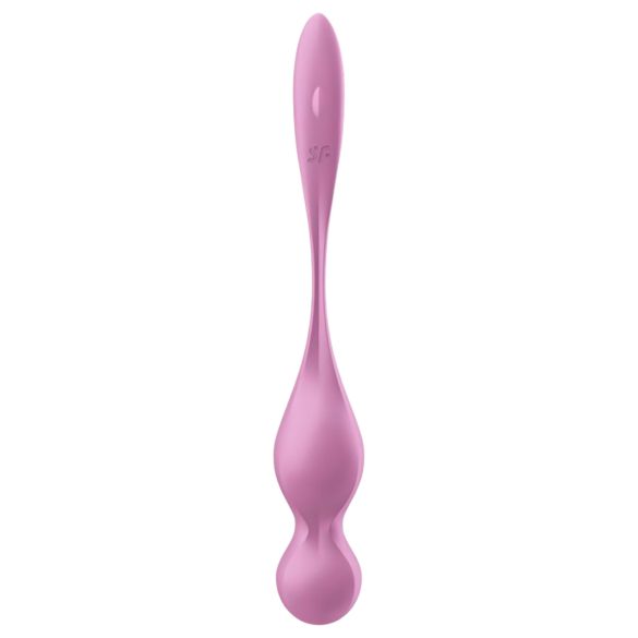 Satisfyer Love Birds 1 - slimme vibrerende geishaballetje - siliconen roze