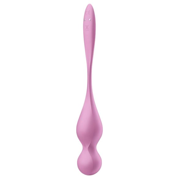 Satisfyer Love Birds 1 - slimme vibrerende geishaballetje - siliconen roze