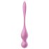 Satisfyer Love Birds 1 - slimme vibrerende geishaballetje - siliconen roze