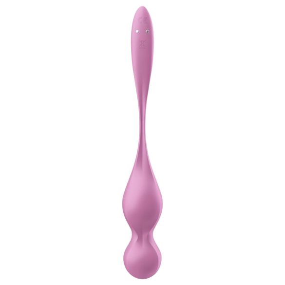 Satisfyer Love Birds 1 - slimme vibrerende geishaballetje - siliconen roze