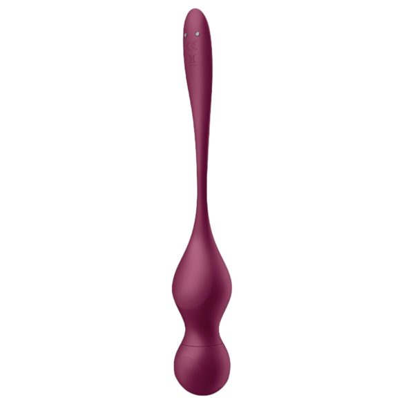 Satisfyer Love Birds Vary - slimme verstelbare geisha ballen - rood