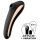 Satisfyer Dual Kiss - oplaadbare vaginale en clitoris vibrator (zwart)