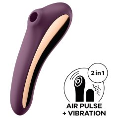   Satisfyer Dual Kiss - vibrator voor vagina en clitoris - 2-in-1 - paars