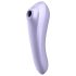 Satisfyer Dual Pleasure - slimme luchtgolf 2in1 vibrator (paars)