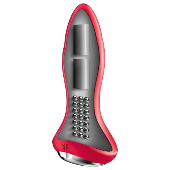 Satisfyer Rotator Plug 1 - parelanale vibrator (rood)