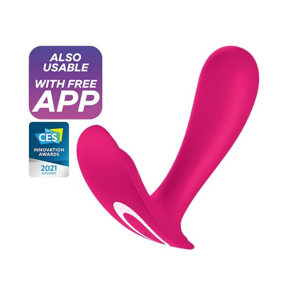 Satisfyer Top Secret - vibrator met 2 motoren - app-bestuurbaar - roze