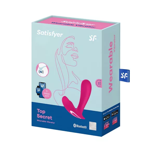 Satisfyer Top Secret - app-gestuurde vibrator (roze)