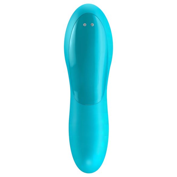 Satisfyer Teaser - oplaadbare waterdichte vinger vibrator - turquoise