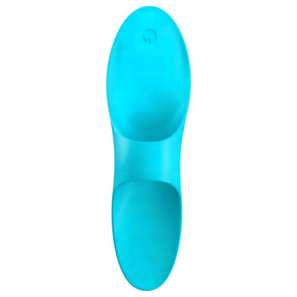 Satisfyer Teaser - oplaadbare waterdichte vinger vibrator - turquoise