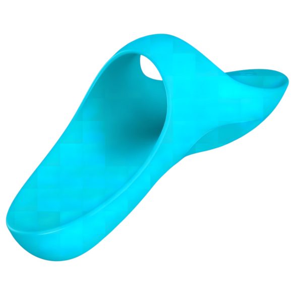 Satisfyer Teaser - oplaadbare waterdichte vinger vibrator - turquoise