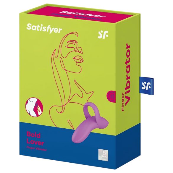 Satisfyer Bold Lover - oplaadbare waterproof vinger vibrator - roze