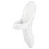 Satisfyer Bold Lover - oplaadbare waterdichte vinger vibrator - wit