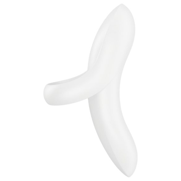 Satisfyer Bold Lover - oplaadbare waterdichte vinger vibrator - wit