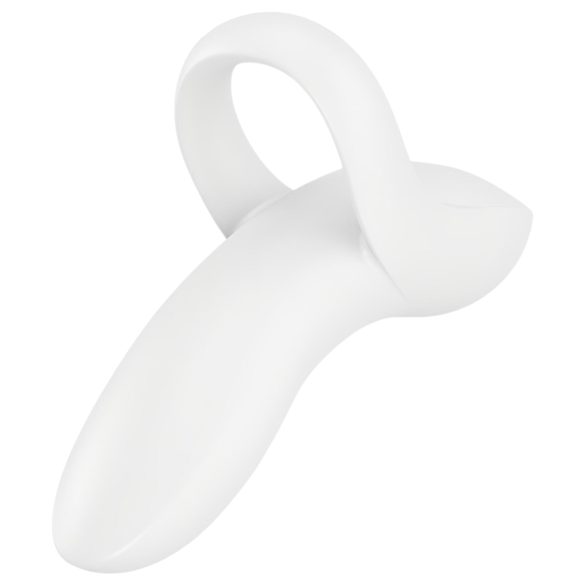 Satisfyer Bold Lover - oplaadbare waterdichte vinger vibrator - wit