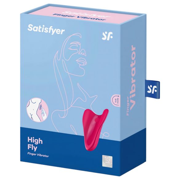 Satisfyer High Fly - clitoristoy met accu - waterdicht - siliconen - roze