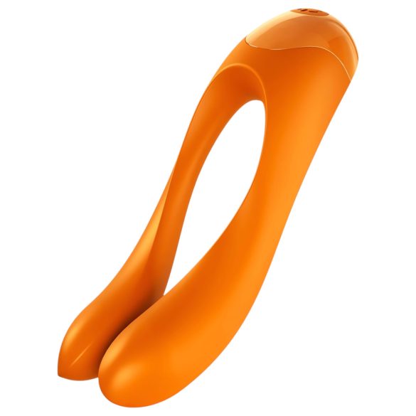 Satisfyer Candy Cane - vibrerende stimulator - oplaadbaar waterdicht - oranje